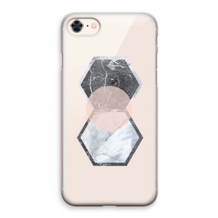 Creatieve toets: iPhone 8 Transparant Hoesje
