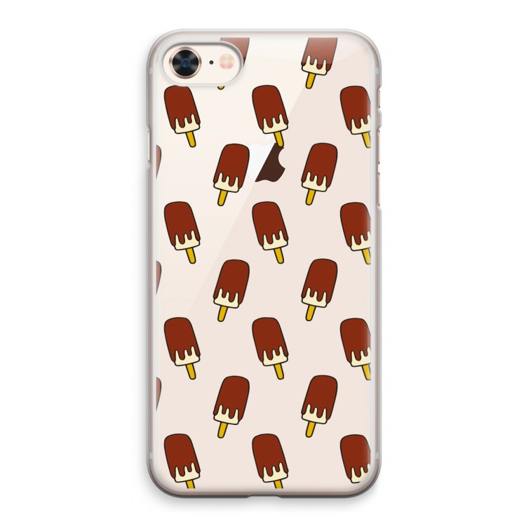Yummy: iPhone 8 Transparant Hoesje