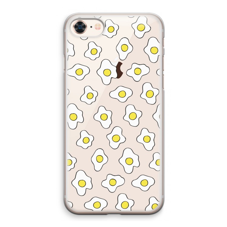 Spiegeleitjes: iPhone 8 Transparant Hoesje