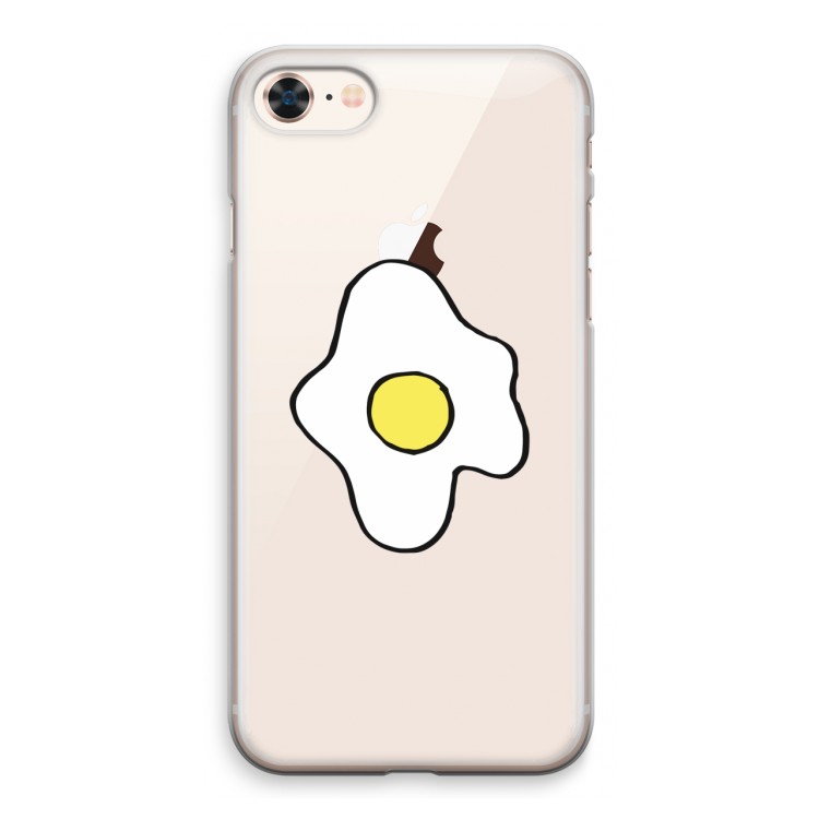 Spiegelei: iPhone 8 Transparant Hoesje