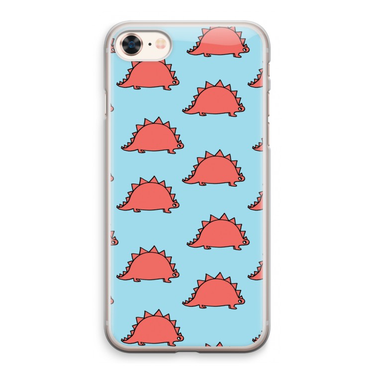 Dinosawrr: iPhone 8 Transparant Hoesje