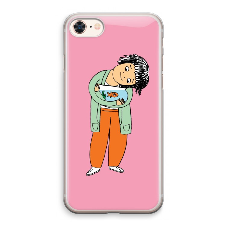 Visknuffel: iPhone 8 Transparant Hoesje