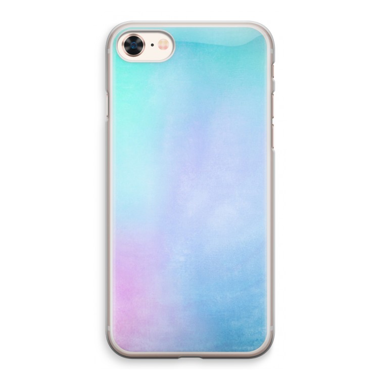 mist pastel: iPhone 8 Transparant Hoesje