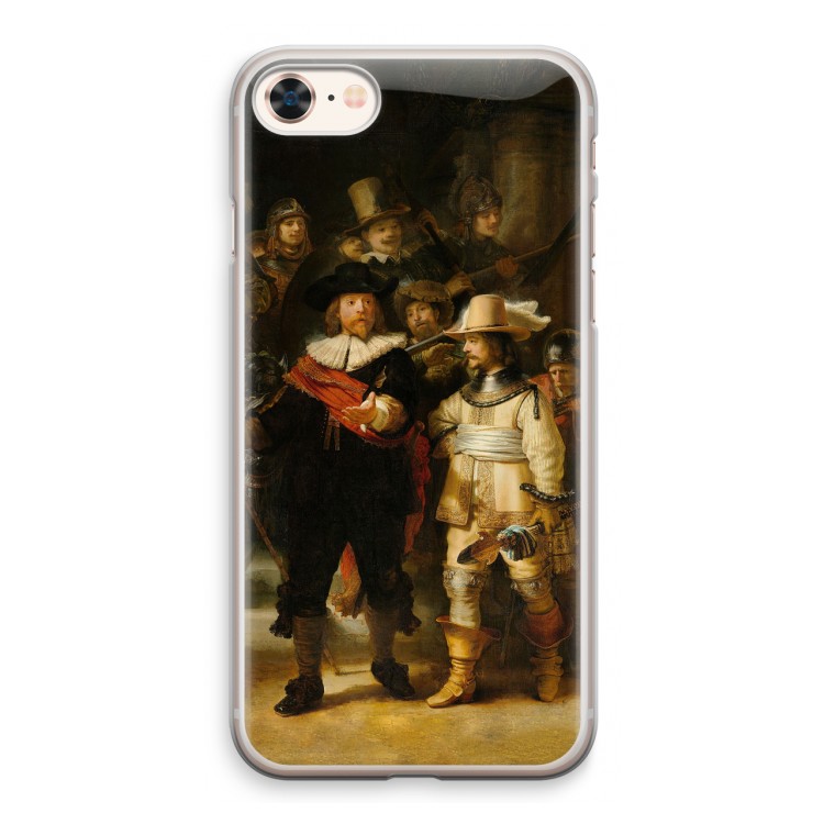 De Nachtwacht: iPhone 8 Transparant Hoesje