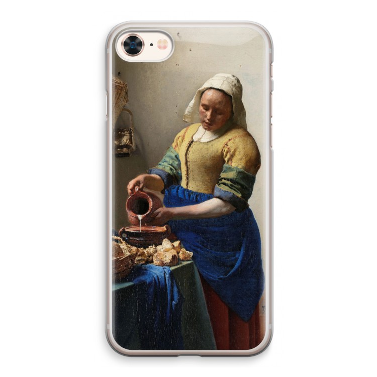 The Milkmaid: iPhone 8 Transparant Hoesje