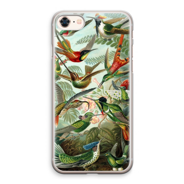Haeckel Trochilidae: iPhone 8 Transparant Hoesje