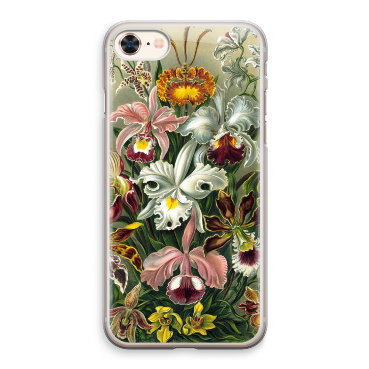Haeckel Orchidae: iPhone 8 Transparant Hoesje