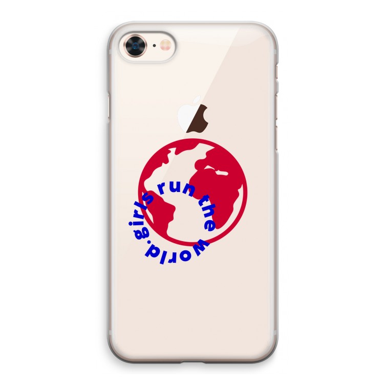 Run The World: iPhone 8 Transparant Hoesje