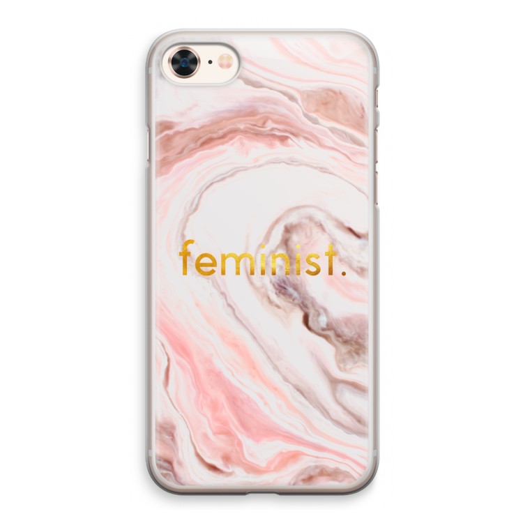 Feminist: iPhone 8 Transparant Hoesje