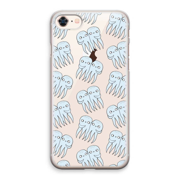 Octopussen: iPhone 8 Transparant Hoesje