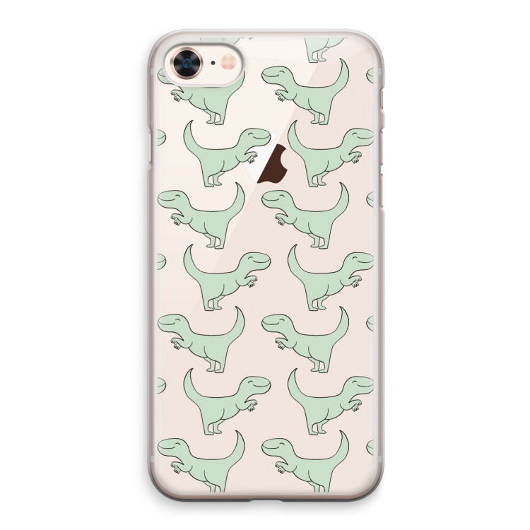 Dinos: iPhone 8 Transparant Hoesje