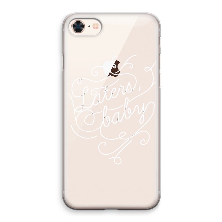 Laters, baby: iPhone 8 Transparant Hoesje