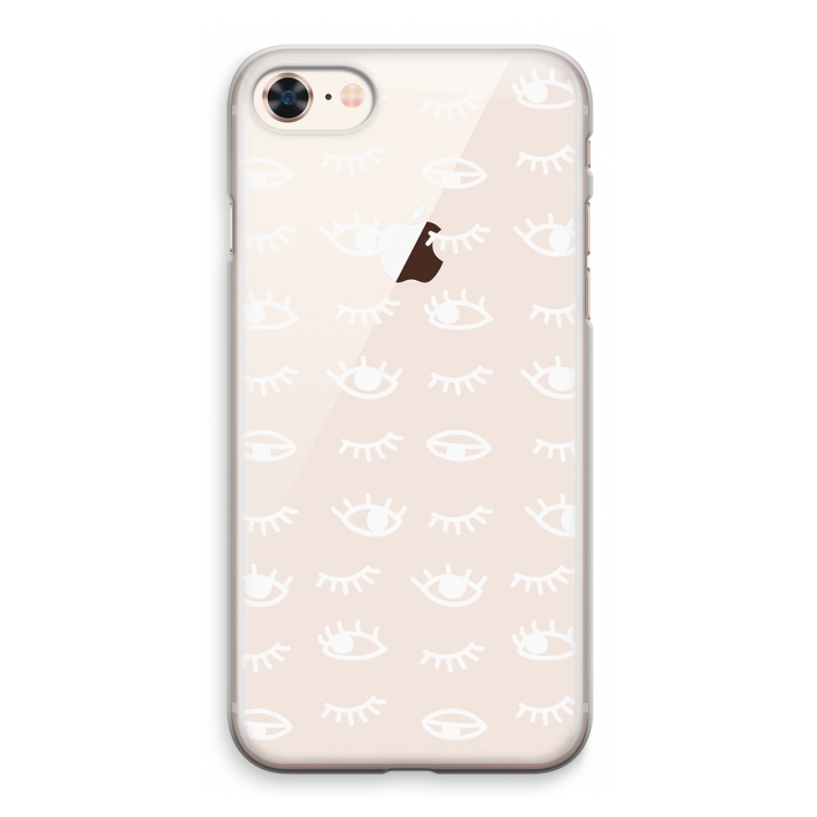 Eye pattern #3: iPhone 8 Transparant Hoesje