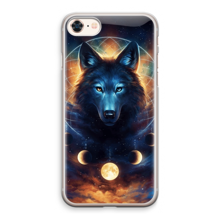 Wolf Dreamcatcher: iPhone 8 Transparant Hoesje