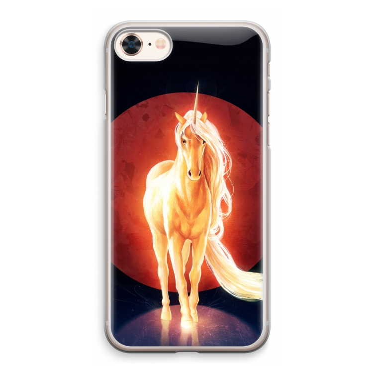 Last Unicorn: iPhone 8 Transparant Hoesje