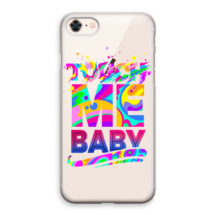 Touch Me: iPhone 8 Transparant Hoesje