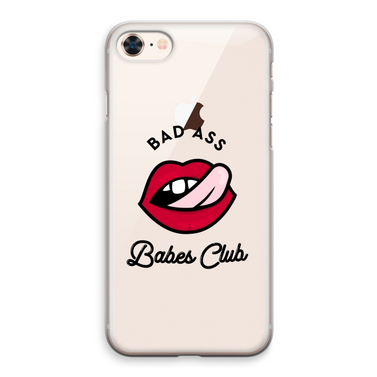 Badass Babes Club: iPhone 8 Transparant Hoesje