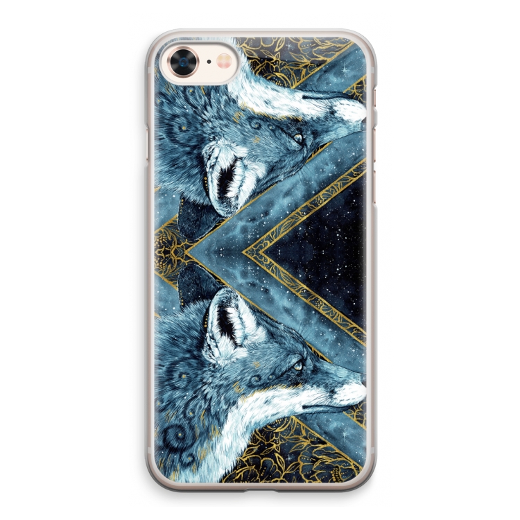 Golden Fox: iPhone 8 Transparant Hoesje