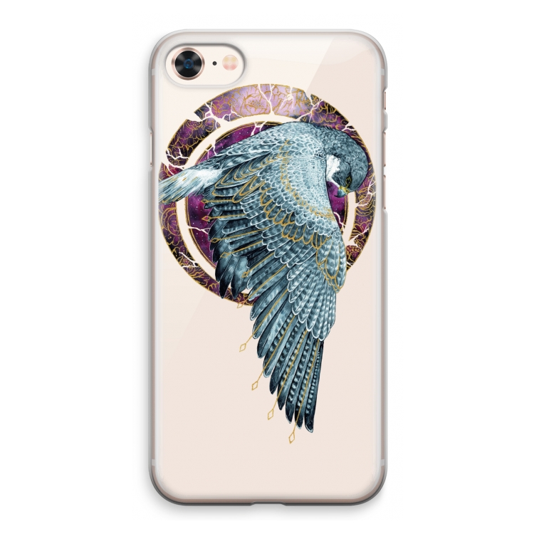 Golden Falcon: iPhone 8 Transparant Hoesje