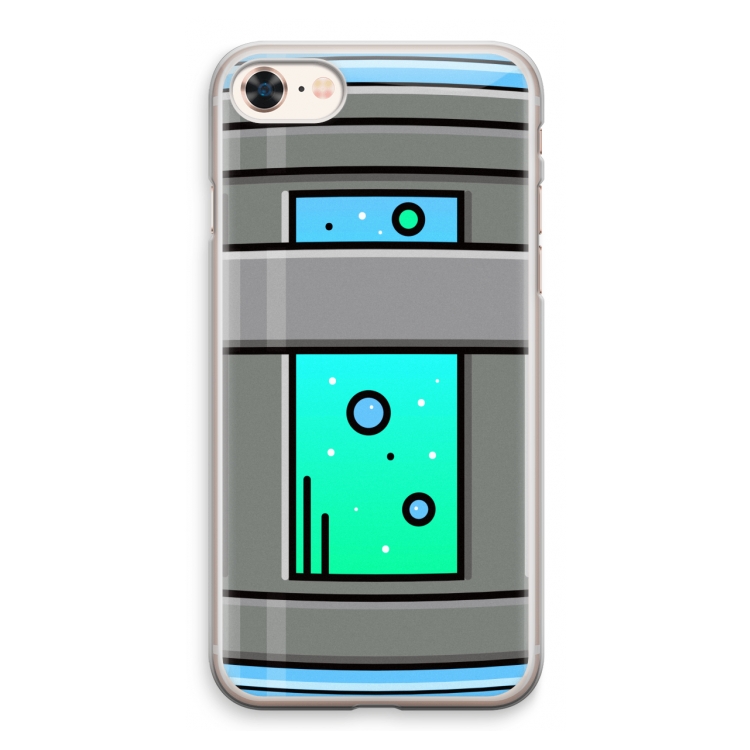 Chug Bottle: iPhone 8 Transparant Hoesje