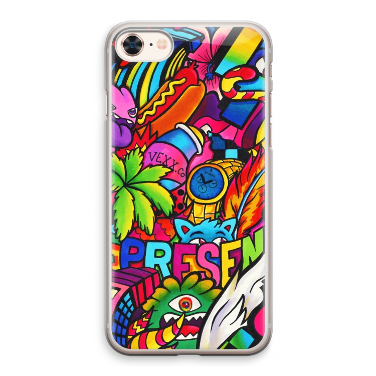Represent: iPhone 8 Transparant Hoesje