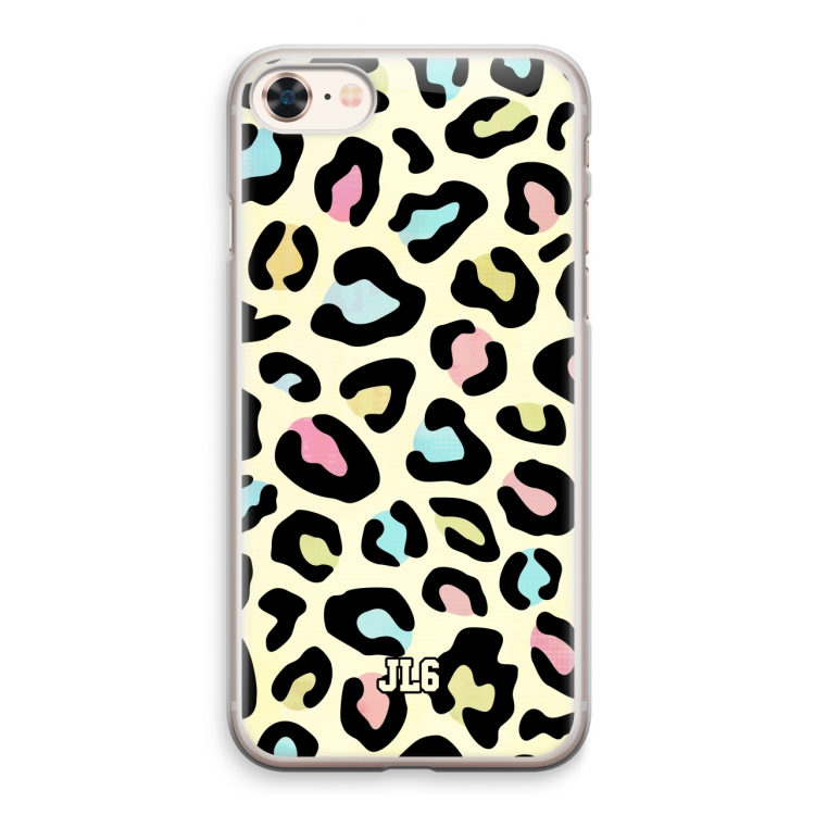 Leopard pattern: iPhone 8 Transparant Hoesje
