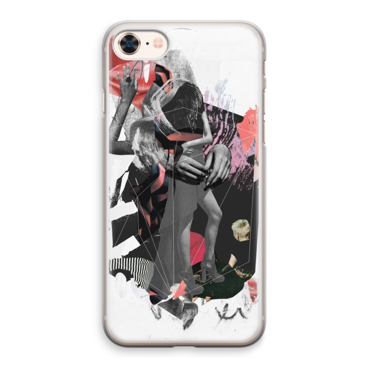 Dissimulation du réel: iPhone 8 Transparant Hoesje