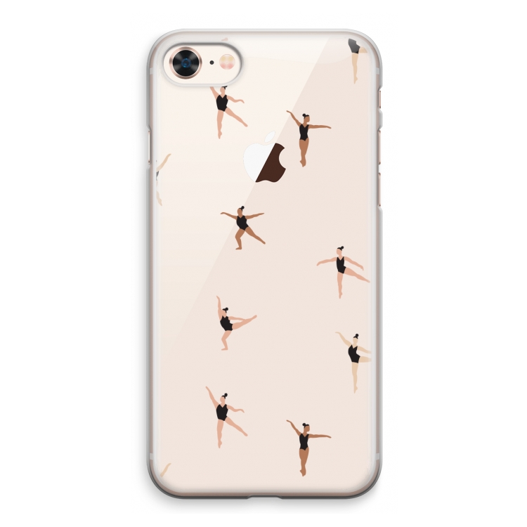 Dancing #1: iPhone 8 Transparant Hoesje
