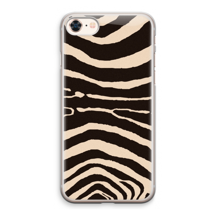Arizona Zebra: iPhone 8 Transparant Hoesje