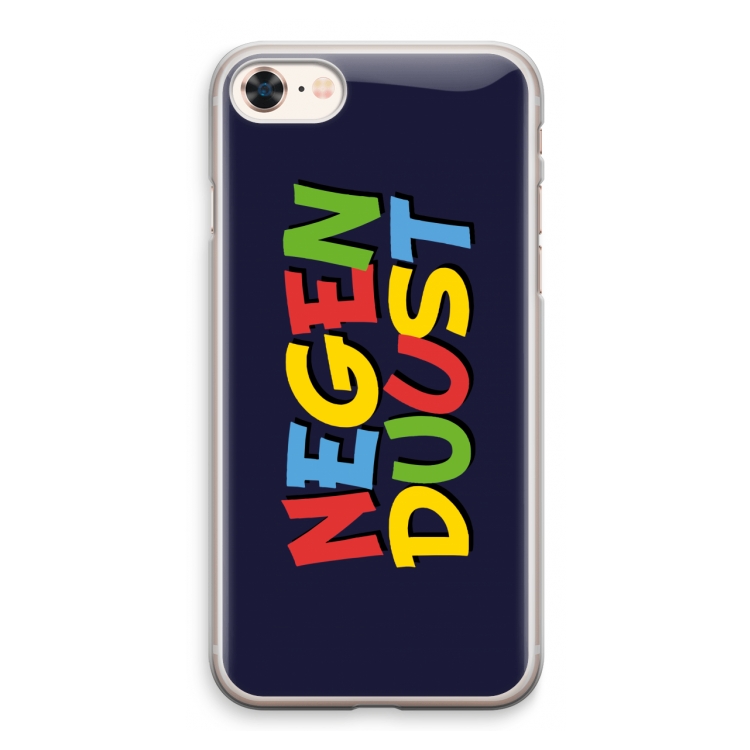 90's One: iPhone 8 Transparant Hoesje