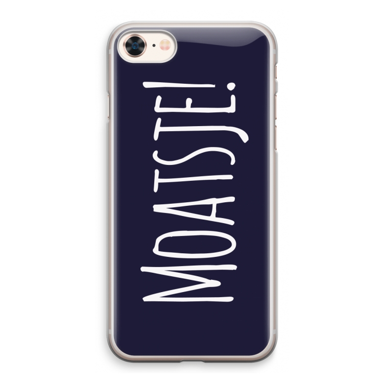 Moatsje!: iPhone 8 Transparant Hoesje