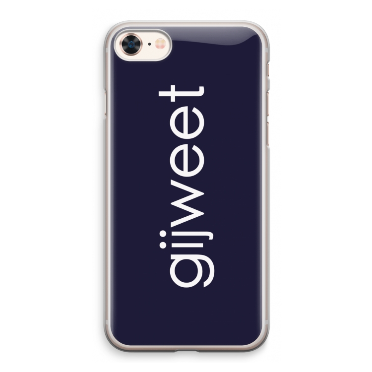 Gijweet: iPhone 8 Transparant Hoesje
