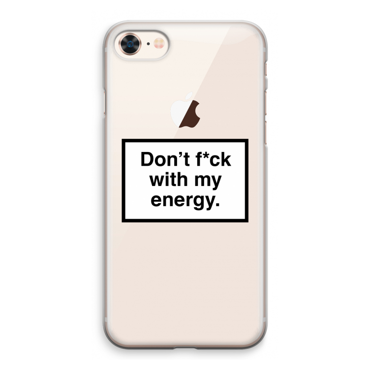 My energy: iPhone 8 Transparant Hoesje
