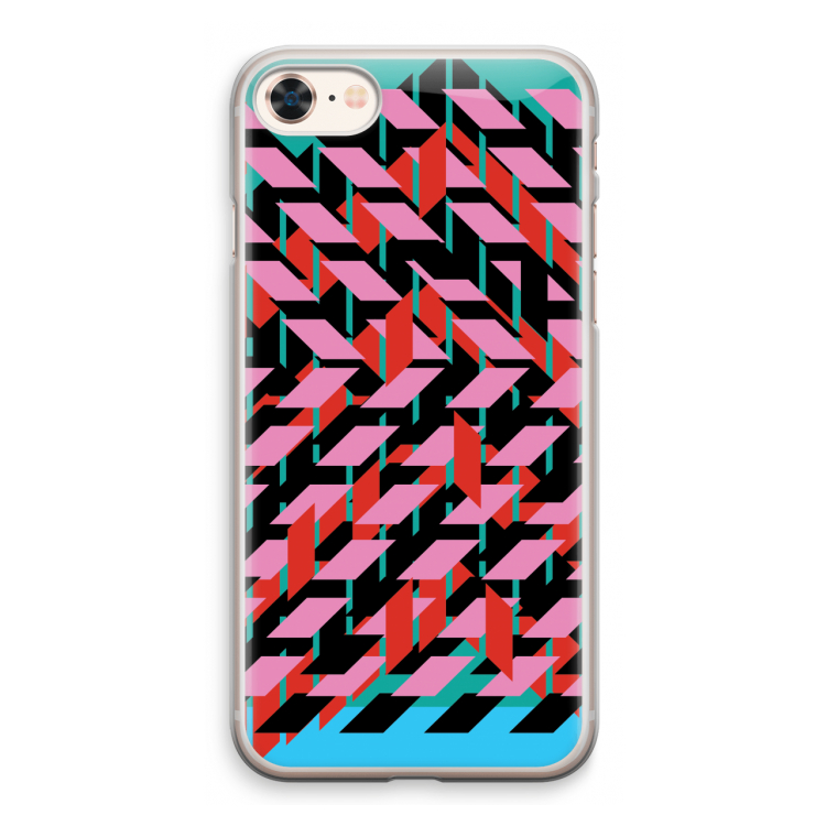 Skew Blush 2: iPhone 8 Transparant Hoesje