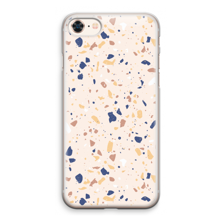 Terrazzo N°23: iPhone 8 Transparant Hoesje
