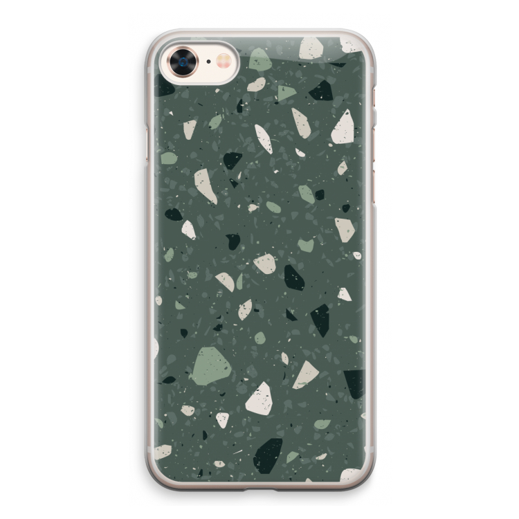Terrazzo N°19: iPhone 8 Transparant Hoesje