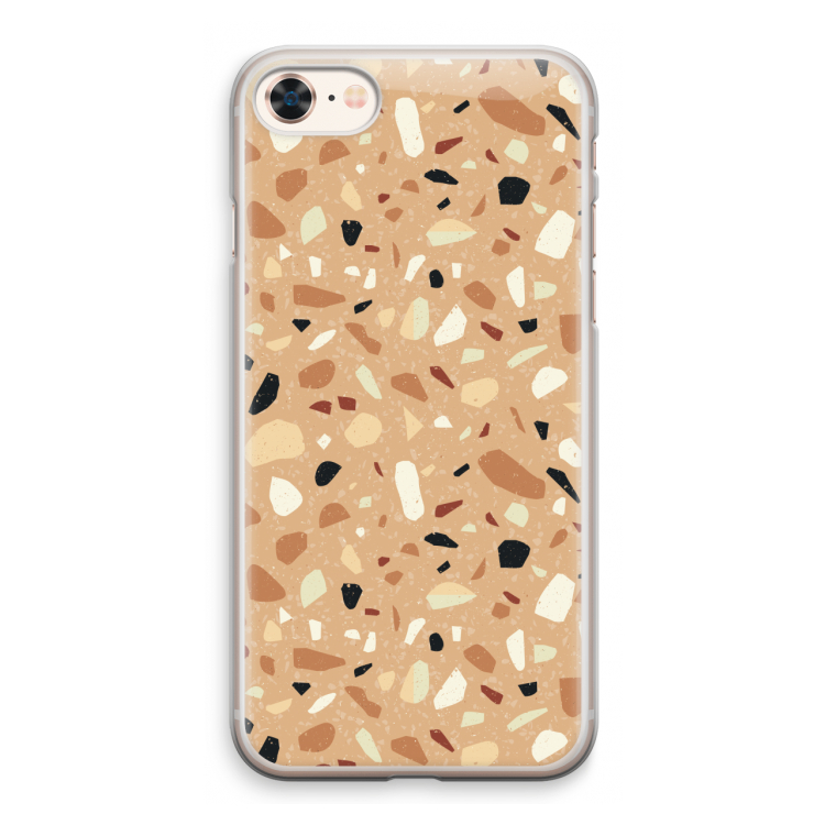 Terrazzo N°17: iPhone 8 Transparant Hoesje