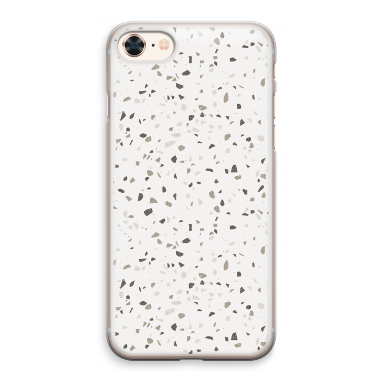 Terrazzo N°14: iPhone 8 Transparant Hoesje