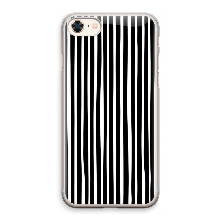 Stripes: iPhone 8 Transparant Hoesje