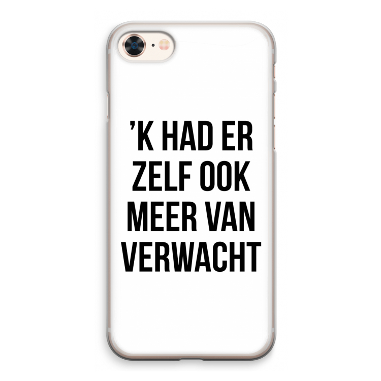 Meer verwacht: iPhone 8 Transparant Hoesje