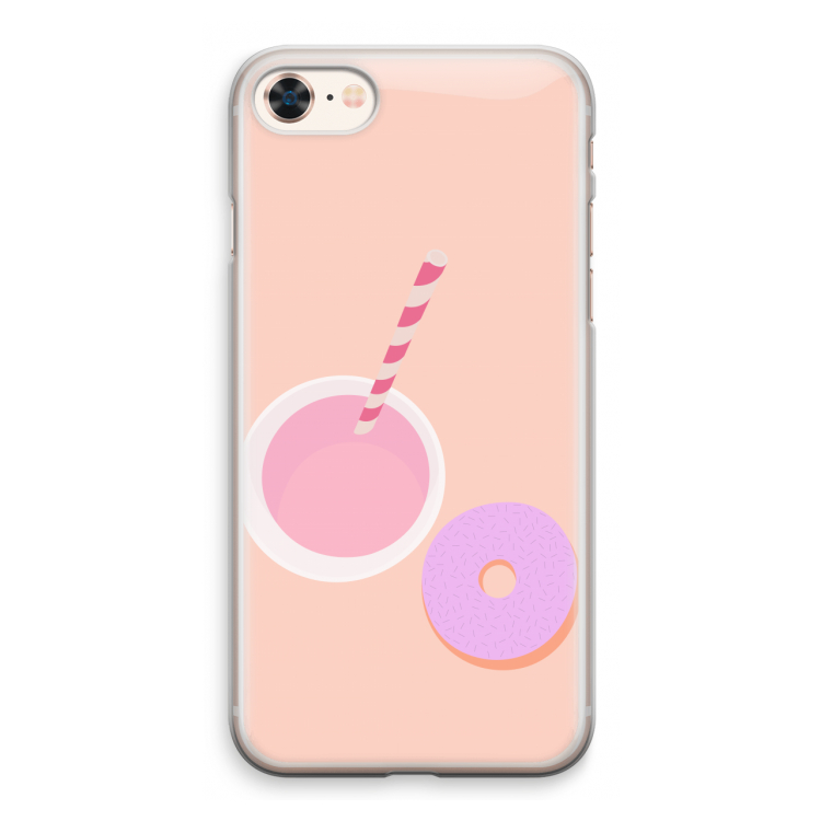 Donut: iPhone 8 Transparant Hoesje