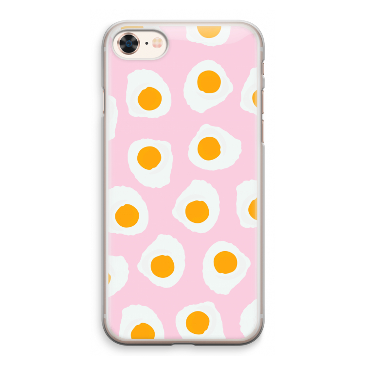 Dancing eggs: iPhone 8 Transparant Hoesje