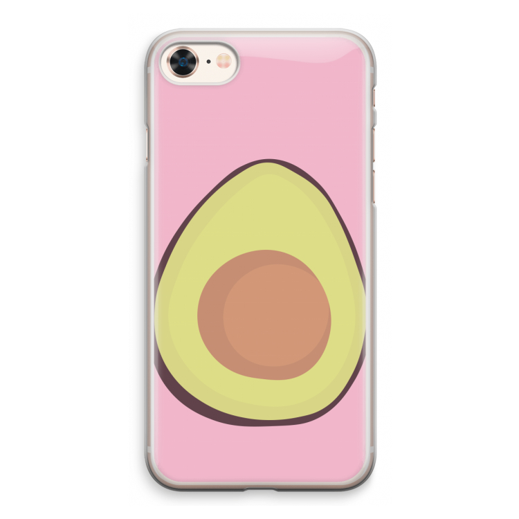 Avocado: iPhone 8 Transparant Hoesje