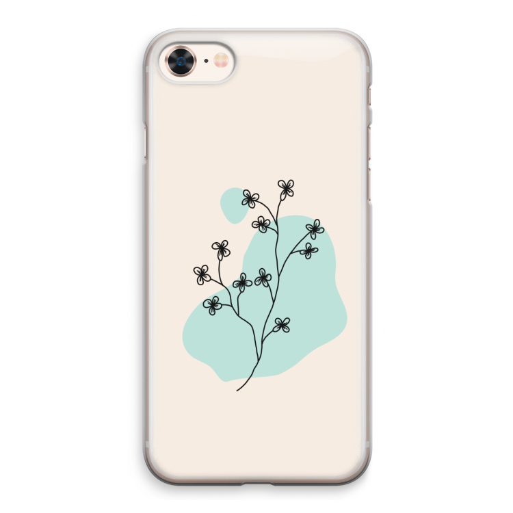 Love your petals: iPhone 8 Transparant Hoesje