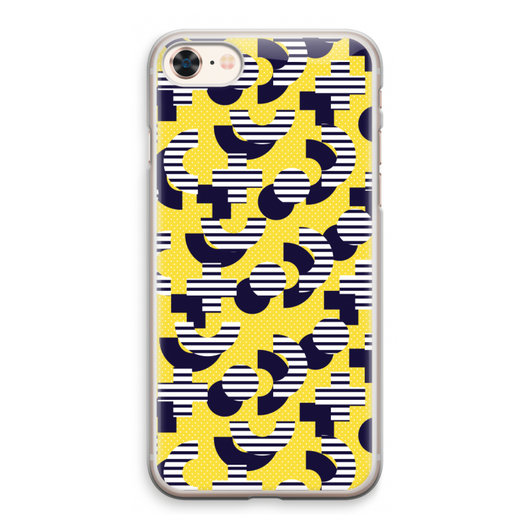8-bit N°3: iPhone 8 Transparant Hoesje