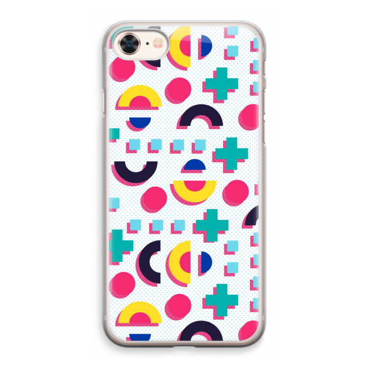 8-bit N°2: iPhone 8 Transparant Hoesje