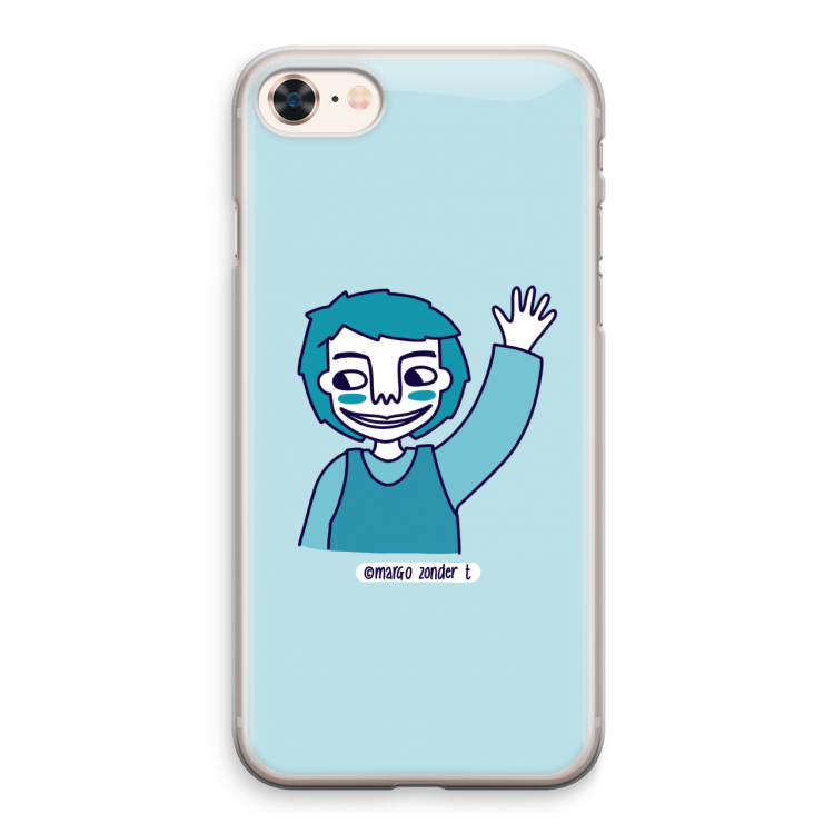 Zwaai: iPhone 8 Transparant Hoesje