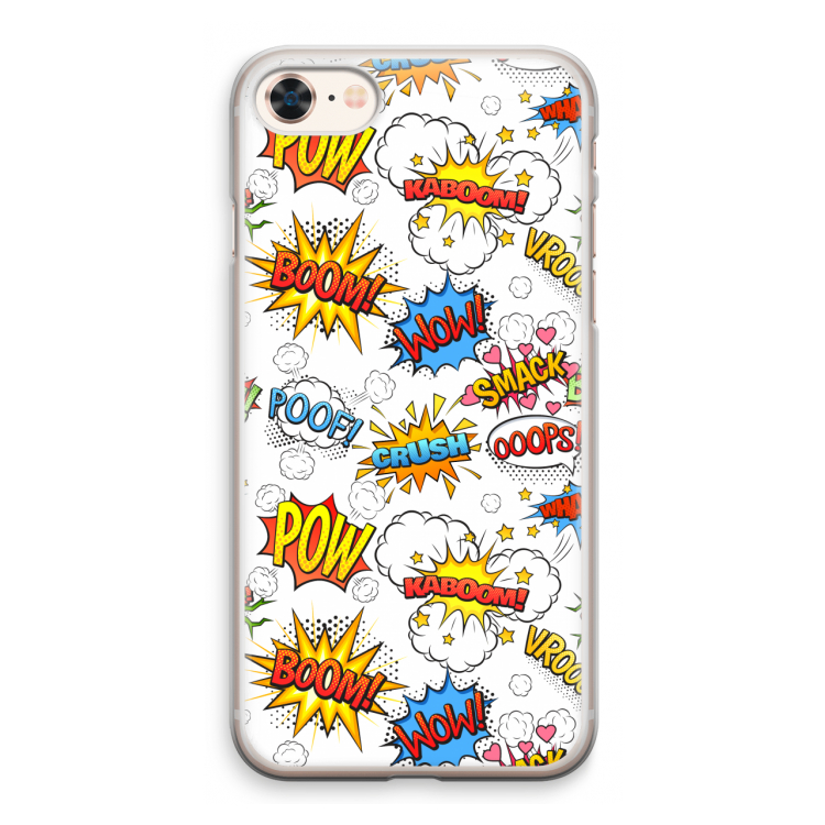 Pow Smack: iPhone 8 Transparant Hoesje