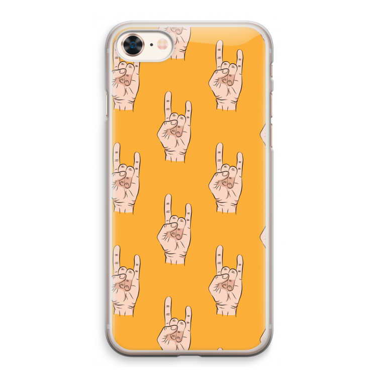 Rock: iPhone 8 Transparant Hoesje