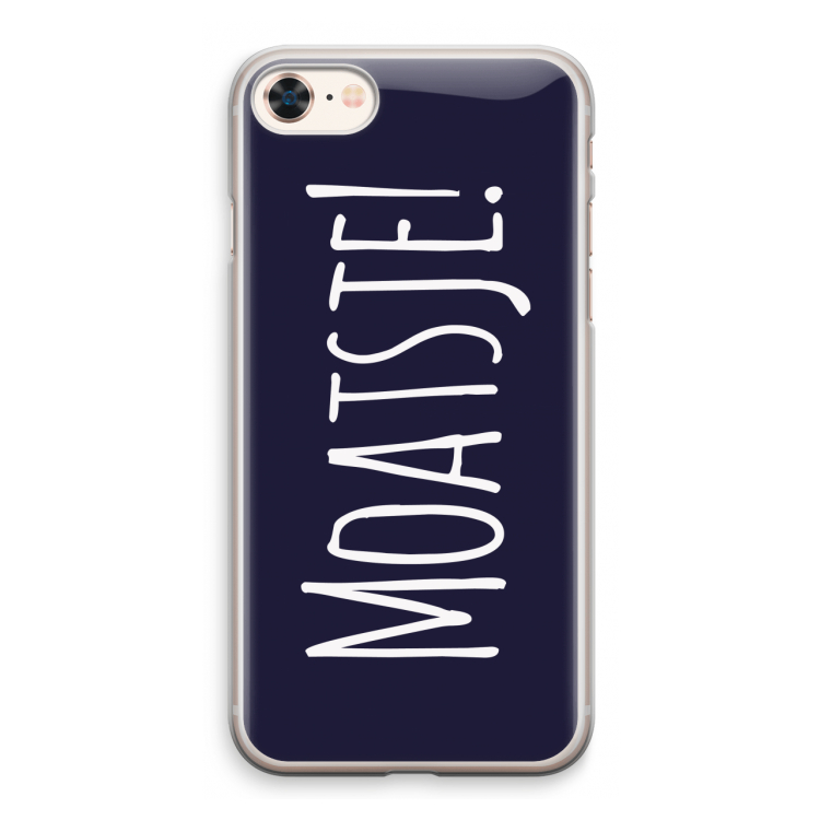Moatsje!: iPhone 8 Transparant Hoesje